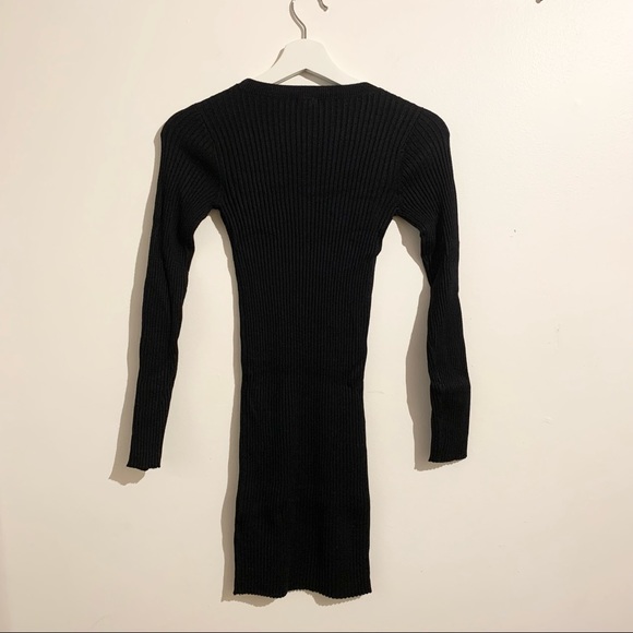 GARAGE Black Bodycon Dress NWT - Picture 5 of 8